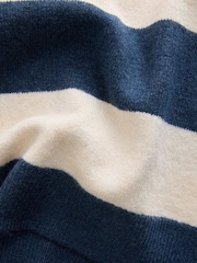 self. Navy Stripe Knit Jumper - Image 10 of 10