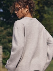 self. Oatmeal Knit Jumper - Image 3 of 7
