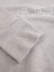 self. Oatmeal Knit Jumper - Image 6 of 7