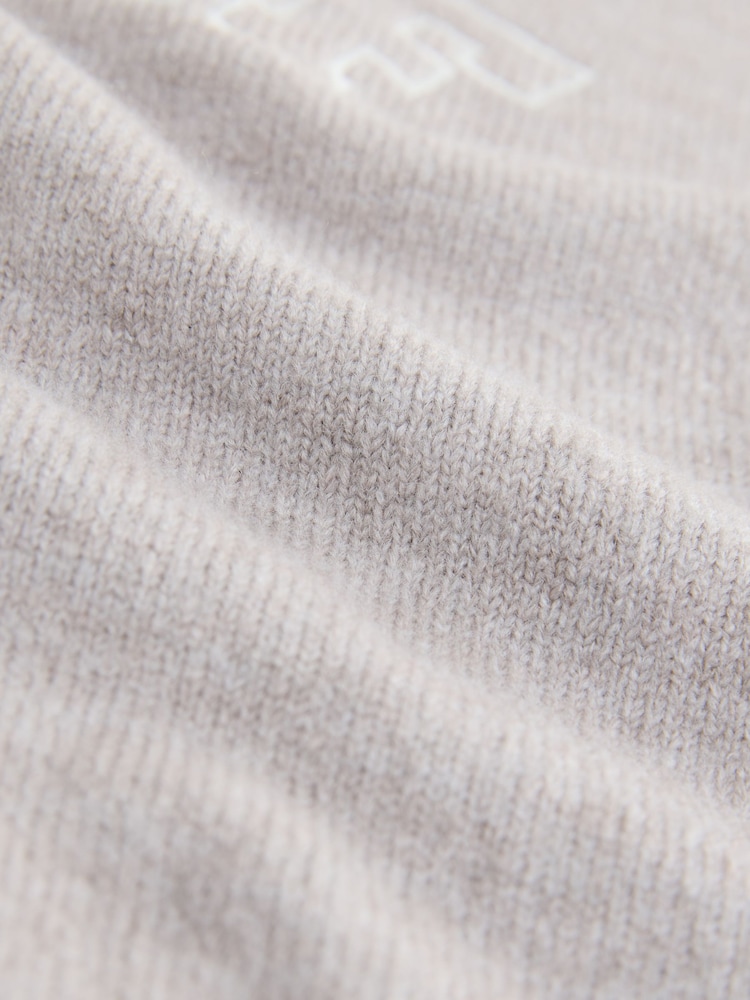 self. Oatmeal Knit Jumper - Image 7 of 7