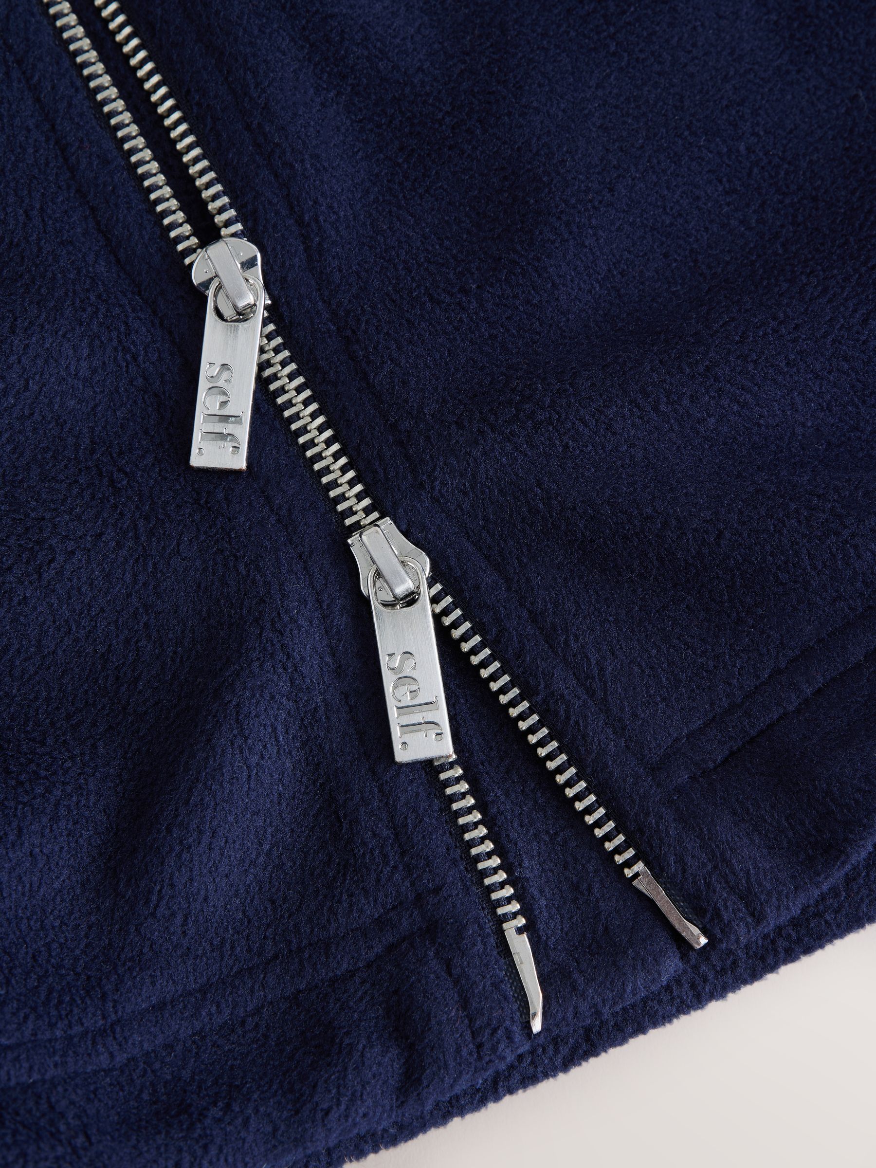 Buy self. Berry/Navy Micro Fleece Zip Through Jacket from Next USA