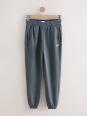 self. Blue Cuffed Joggers - Image 7 of 9