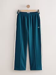 Teal Blue Wide Leg Joggers - Image 1 of 3
