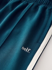 Teal Blue Wide Leg Joggers - Image 2 of 3
