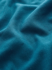 Azul azul-petróleo - Sweatshirtcom zíper meio - Imagem 2 de 3
