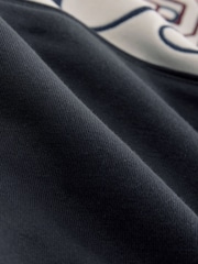 self. Embroidered Half Zip Sweatshirt - Bild 8 von 10