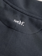 self. Embroidered Half Zip Sweatshirt - Bild 9 von 10