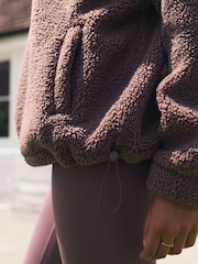 self. Brown Borg Popper Neck Jumper - Image 5 of 10