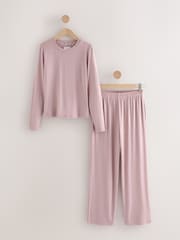 self. Pink Modal Blend Pyjamas - Image 6 of 8