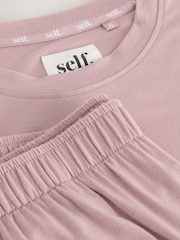 self. Pink Modal Blend Pyjamas - Image 8 of 8