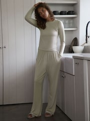 self. Sage Green Modal Blend Pyjamas - Image 1 of 8
