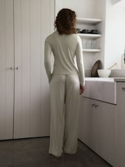 self. Sage Green Modal Blend Pyjamas - Image 3 of 8
