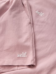 Pink Self. Shorts And T-Shirt Pyjamas Set - Image 2 of 3
