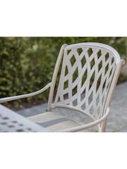 Bramblecrest Stone Rome Garden Round Table with 6 Armchairs and Seat Cushions - Image 2 of 4