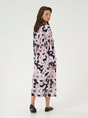 Kaffe KAvictoria Long Sleeve Black Shirt Dress - Image 3 of 5