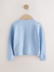 Blue Marl Cardigan (3mths-10yrs) - Image 2 of 4