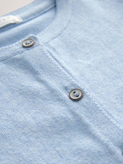 Blue Marl Cardigan (3mths-10yrs) - Image 4 of 4