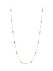 Estella Bartlett Golden Yellow Amazonite Paperlink Luck Necklace - Image 2 of 3