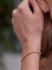 Estella Bartlett Gold Tone Tennis Bracelet - Image 2 of 3