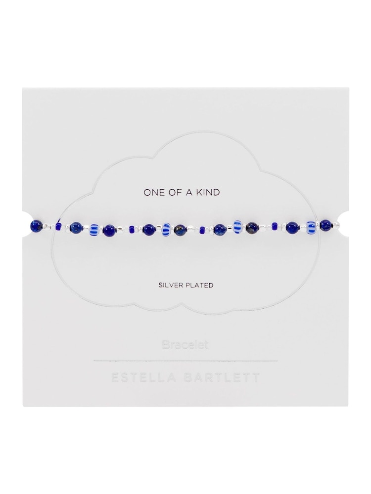 Estella Bartlett Silver Tone Mixed Glass Amelia Bracelet - Image 3 of 3