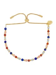 Estella Bartlett Gold Tone Mixed Glass Amelia Bracelet - Image 1 of 4