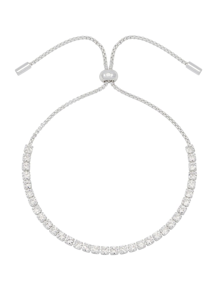 Estella Bartlett Silver Tone Tennis Bracelet - Image 1 of 4