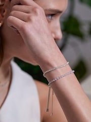 Estella Bartlett Silver Tone Tennis Bracelet - Image 3 of 4