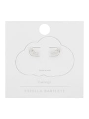 Estella Bartlett Silver Tone Triple Flower Studs Earrings - Image 3 of 3