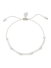 Estella Bartlett Silver Tone Stars So Bright Mixed Pearl Bracelet - Image 1 of 3