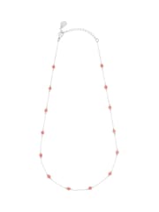 Estella Bartlett Silver Sand Amazonite Paperlink Luck Necklace - Image 1 of 4