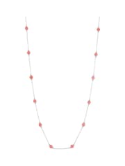 Estella Bartlett Silver Sand Amazonite Paperlink Luck Necklace - Image 2 of 4