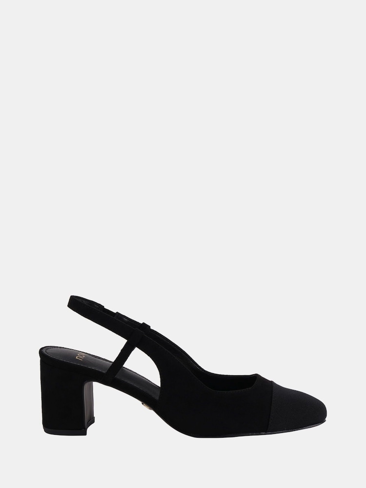 črna - Novo Inatro Round Toe Slingback Block čevlji z visoko peto Courts - Slika 2 iz 6 črna - Novo Inatro Round Toe Slingback Block čevlji z visoko peto Courts - Slika 2 iz 6