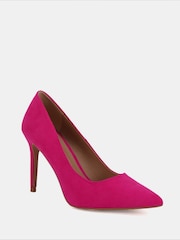 Novo Pink Wide Fit Impossible Point Court Shoes - Image 3 of 6