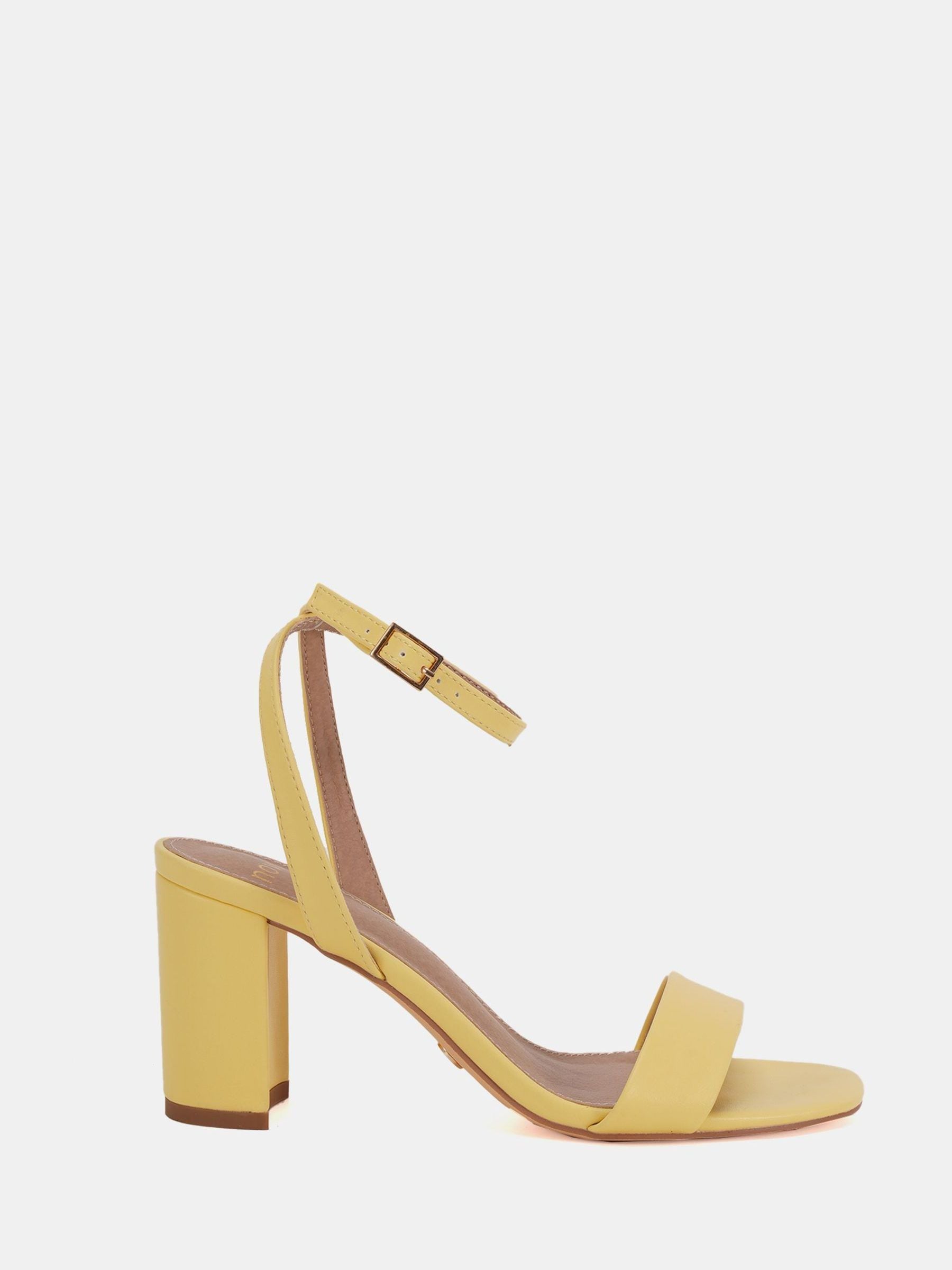 Buy Novo Yellow Martinez Block Heel Sandals from Next Canada