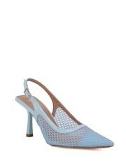 Novo Blue Wide Fit Ilona Mesh Point Slingback Courts - Image 3 of 6