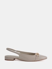 Novo Cream Colish Hardware Slingback Flats - Image 2 of 6
