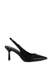 Novo Black Wide Fit Iraya Point Slingback Court Shoes - Image 2 of 6