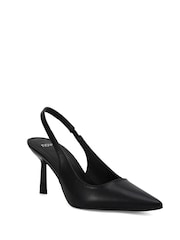 Novo Black Wide Fit Iraya Point Slingback Court Shoes - Image 3 of 6