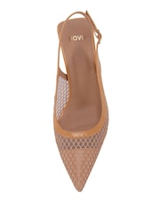 Novo Nude Ilona Mesh Point Slingback Courts - Image 5 of 6