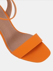 Novo Orange Wide Fit Martinez Block Heel Sandals - Image 5 of 6