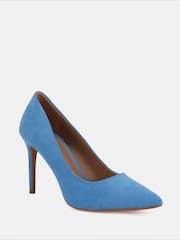 Novo Light Blue Wide Fit Impossible Point Court Shoes - Image 3 of 6