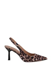 Novo Brown Iraya Point Slingback Court Shoes - Image 2 of 6