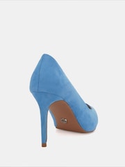 Novo Blue Impossible Point Stiletto Court Shoes - Image 4 of 6