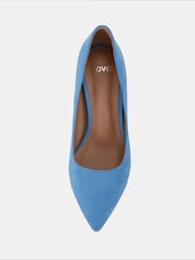 Novo Blue Impossible Point Stiletto Court Shoes - Image 5 of 6