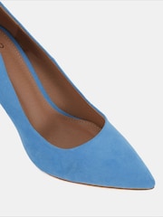 Novo Blue Impossible Point Stiletto Court Shoes - Image 6 of 6