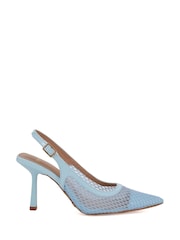 Novo Blue Ilona Mesh Point Slingback Courts - Image 2 of 6