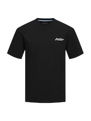 JACK & JONES Black Hoodie Sweat T-Shirt And Shorts Co Ord Set - Image 4 of 4