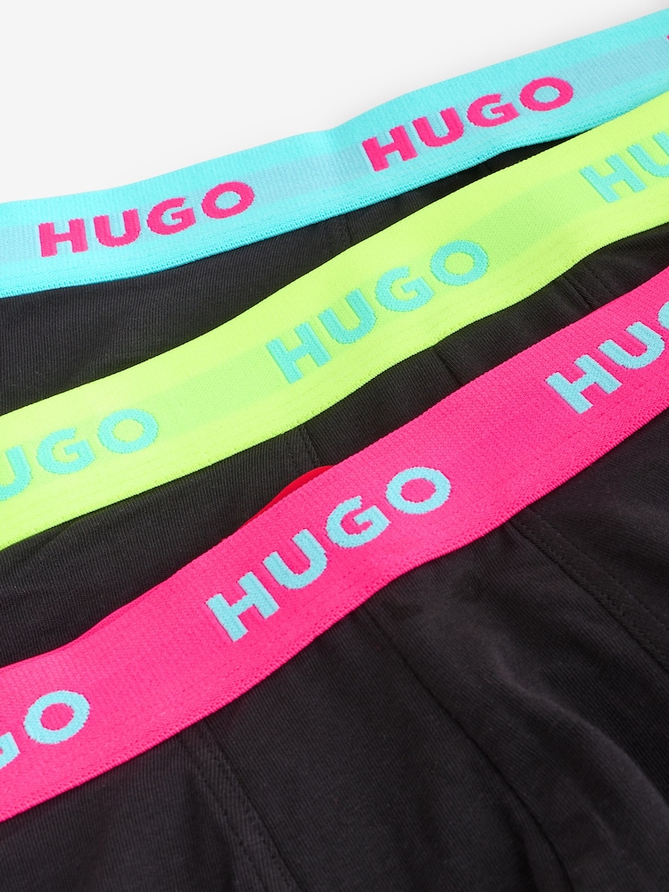 HUGO Yellow Boxers 3 Pack - Image 12 of 12 HUGO Yellow Boxers 3 Pack - Image 12 of 12