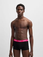 HUGO Yellow Boxers 3 Pack - Image 4 of 6