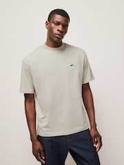 Marrón - BOSS Relaxed Fit Logo T-Shirt - Imagen 2 de 6